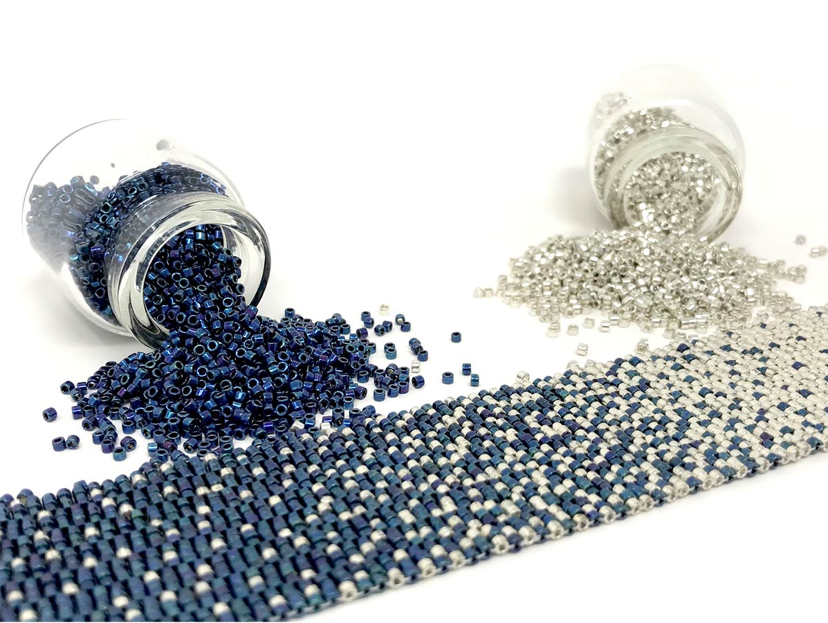 Blue to Silver Fade Beading Kit