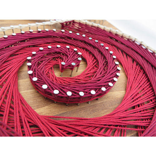 Stained Wood Pouring Wine String Art Kit - String of the Art