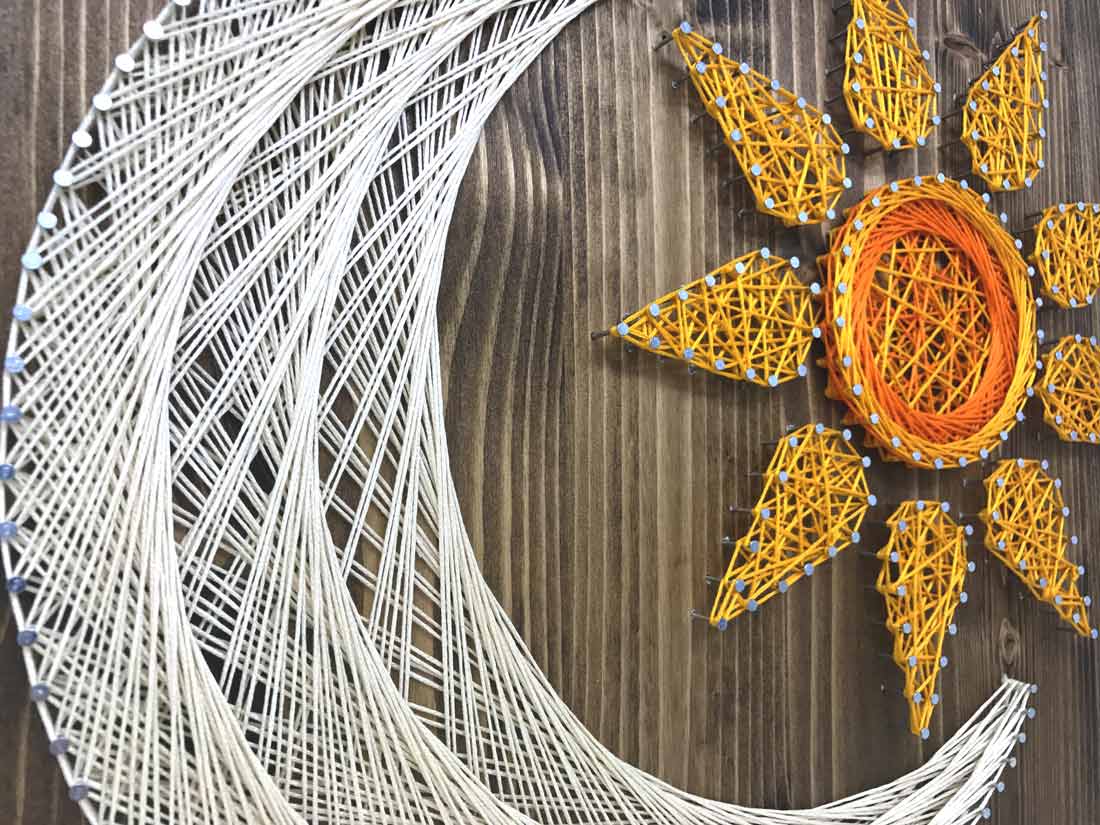 Sun and Moon String Art Kit - String of the Art