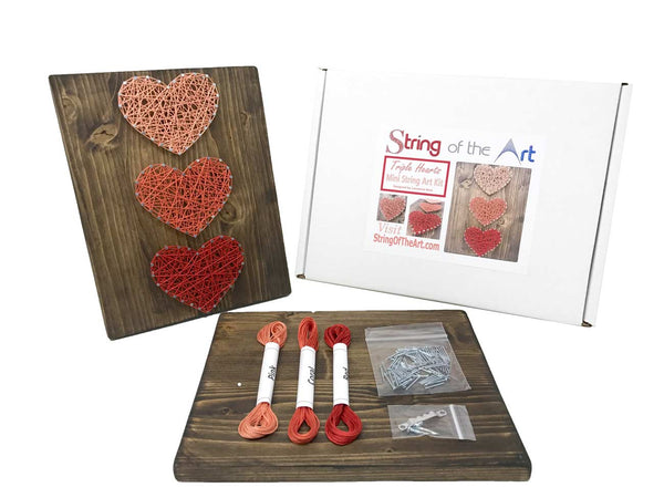 STRING ART ORNAMENTS — Hearts for the Arts