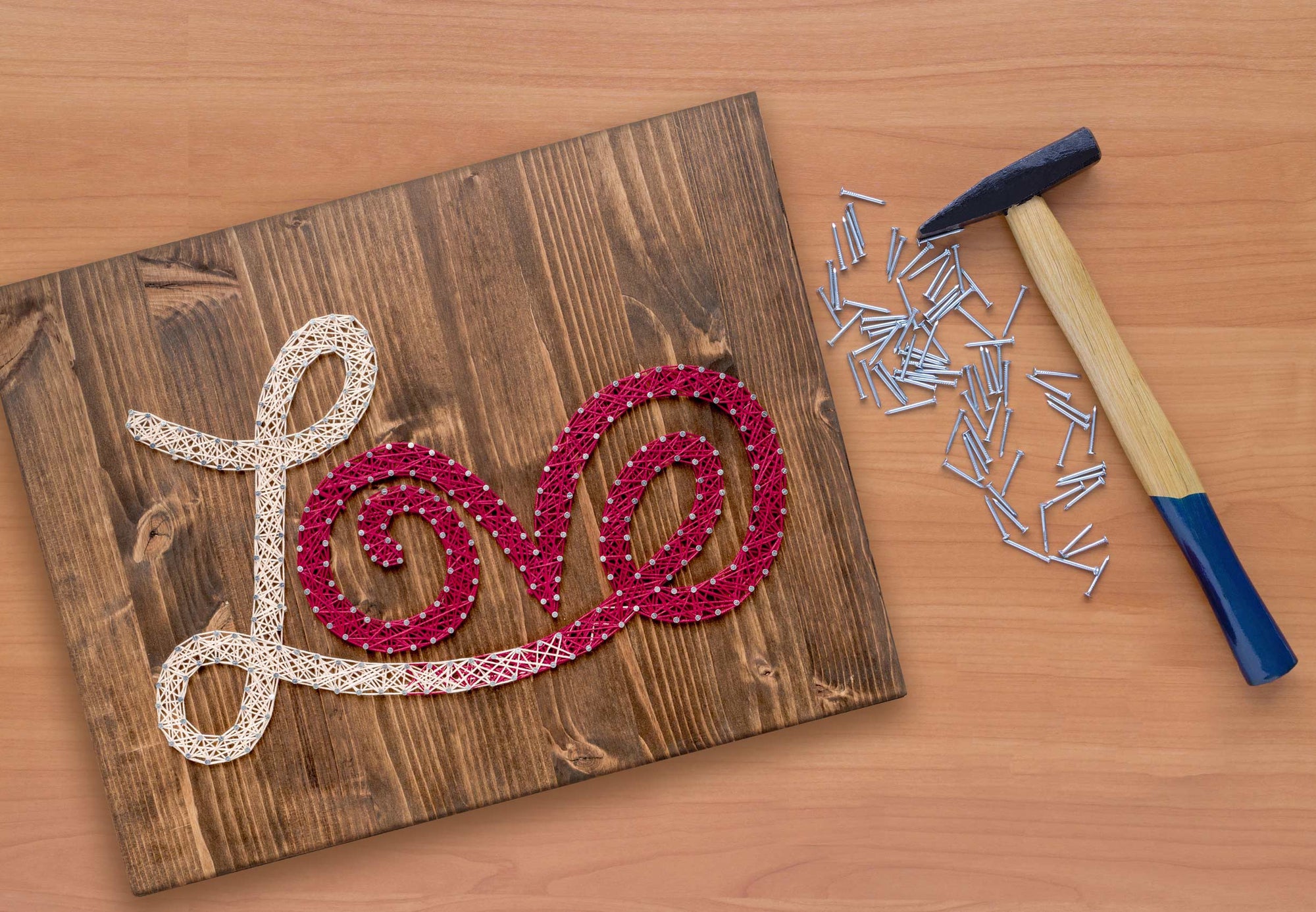Celebrate Love with Valentine's Day String Art!