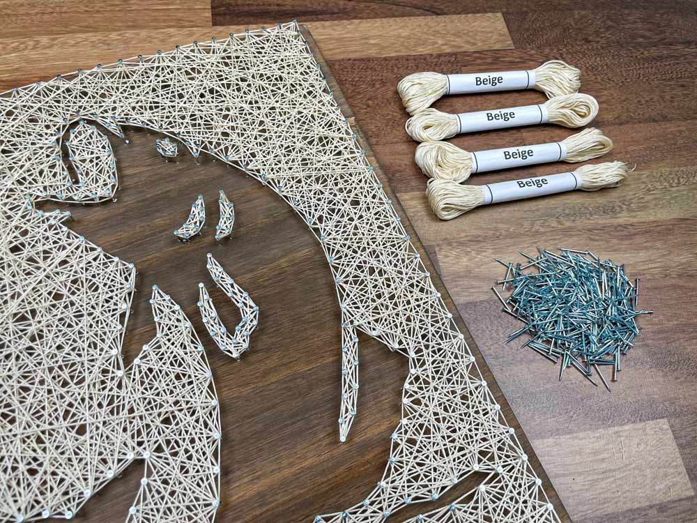 String Fish Crafts Leaping Fish String Art Kit - String of the Art