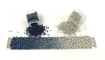 Blue to Silver Fade Beading Kit