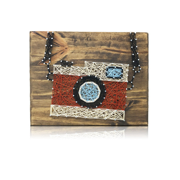 Vintage Camera Mini String Art Kit - String of the Art