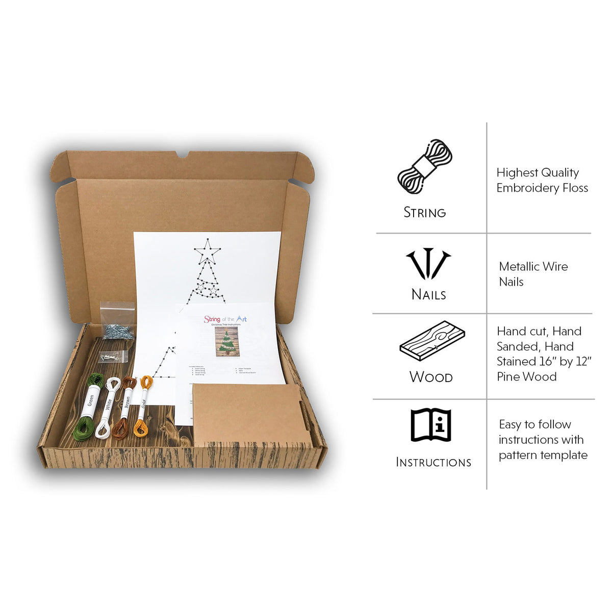 Christmas Tree String Art Kit