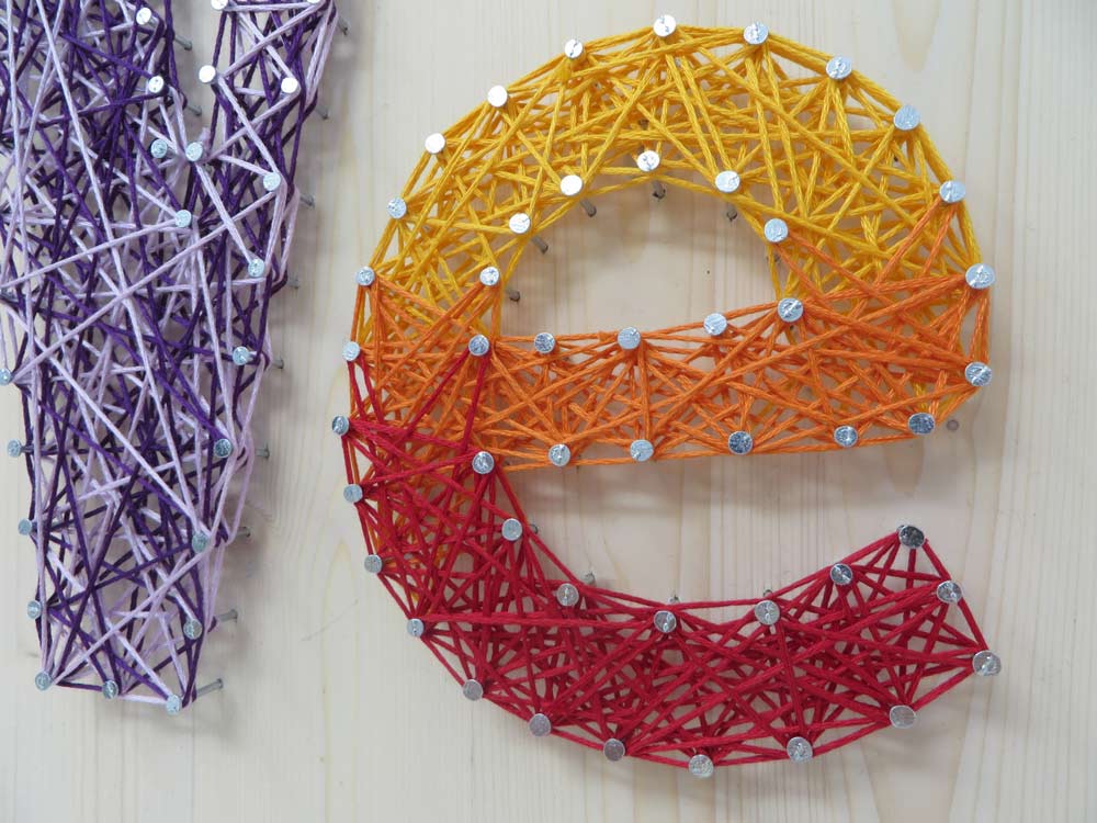 Colorful Love String Art Kit