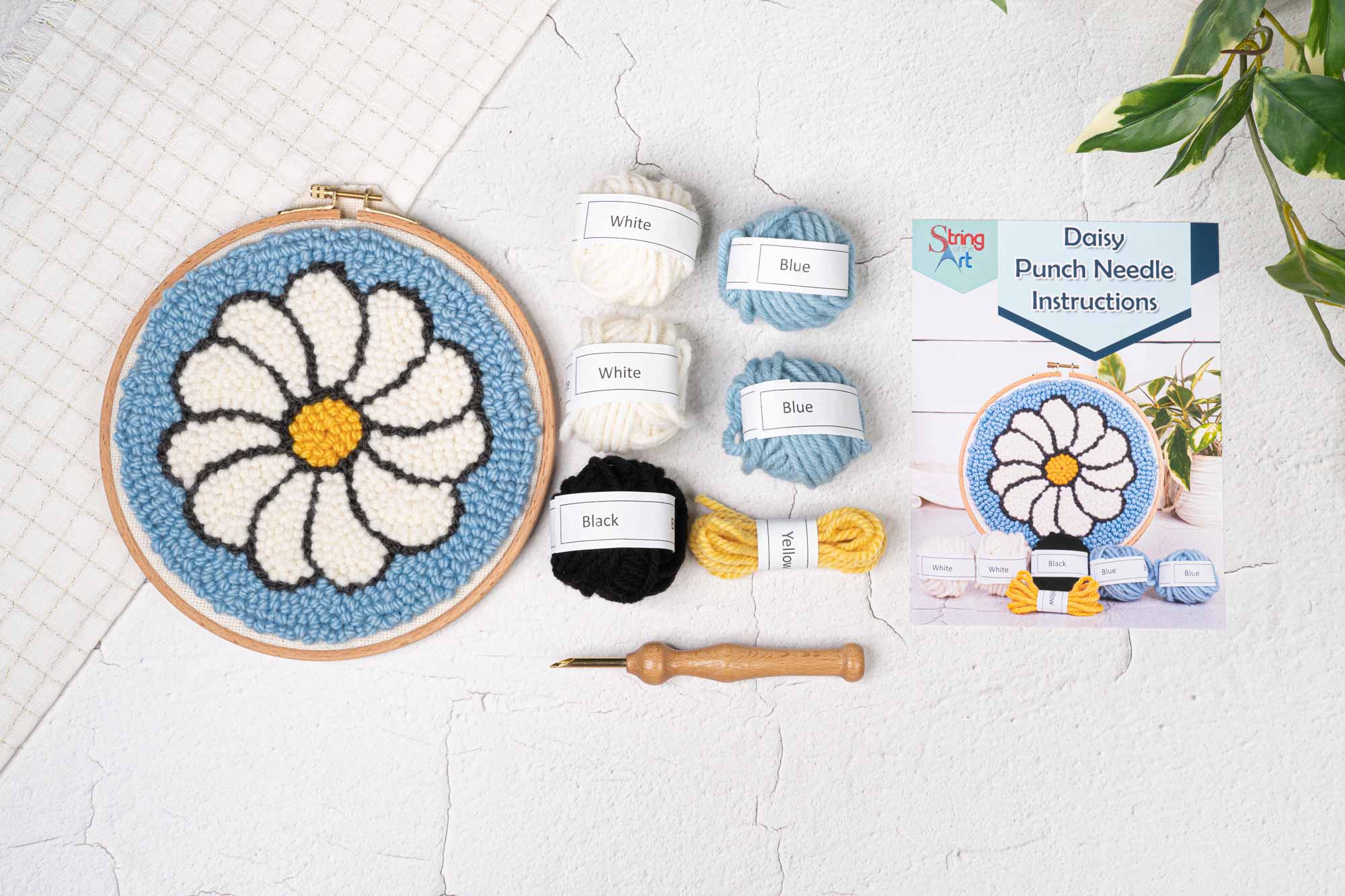 Daisy DIY Punch Embroidery Kit