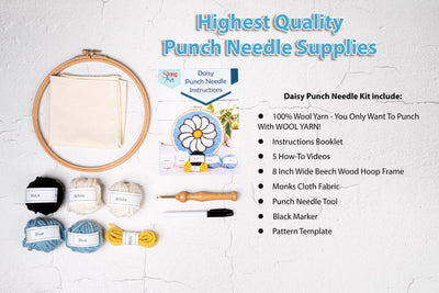 Daisy Mini Punch Needle Kit