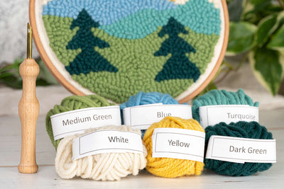 Mountains Mini Punch Needle Kit