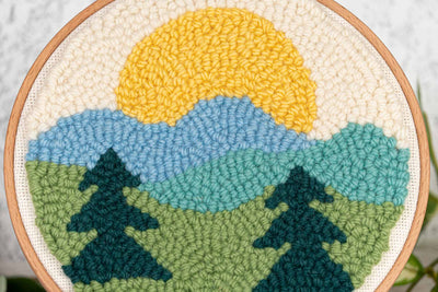 Mountains Mini Punch Needle Kit