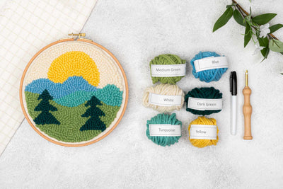 Mountains Mini Punch Needle Kit