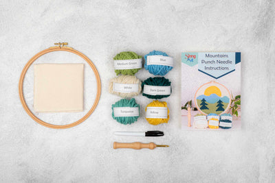 Mountains Mini Punch Needle Kit