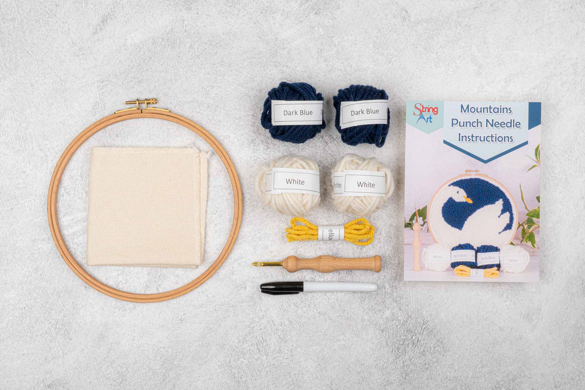 Swan Mini Punch Needle Kit