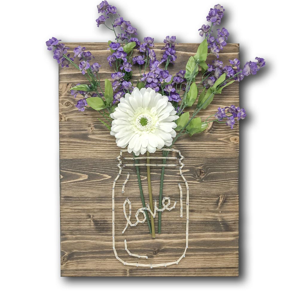 Daisy Jar String Art Kit