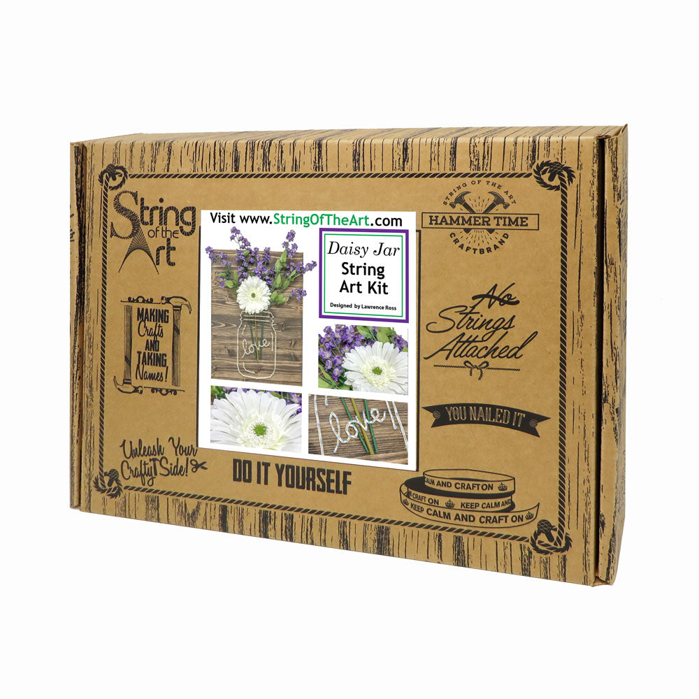 Daisy Jar String Art Kit