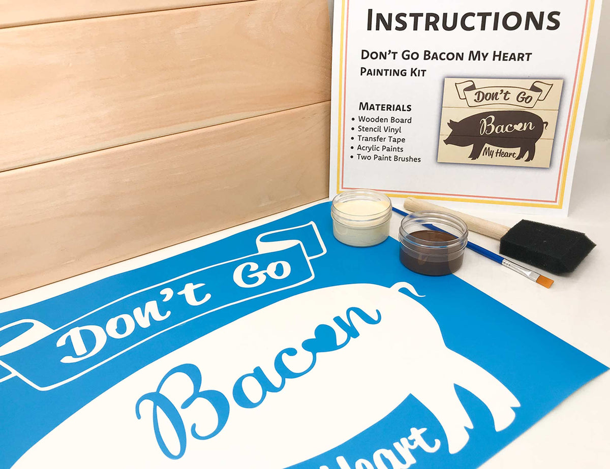 Don&#39;t Go Bacon My Heart Painting Kit