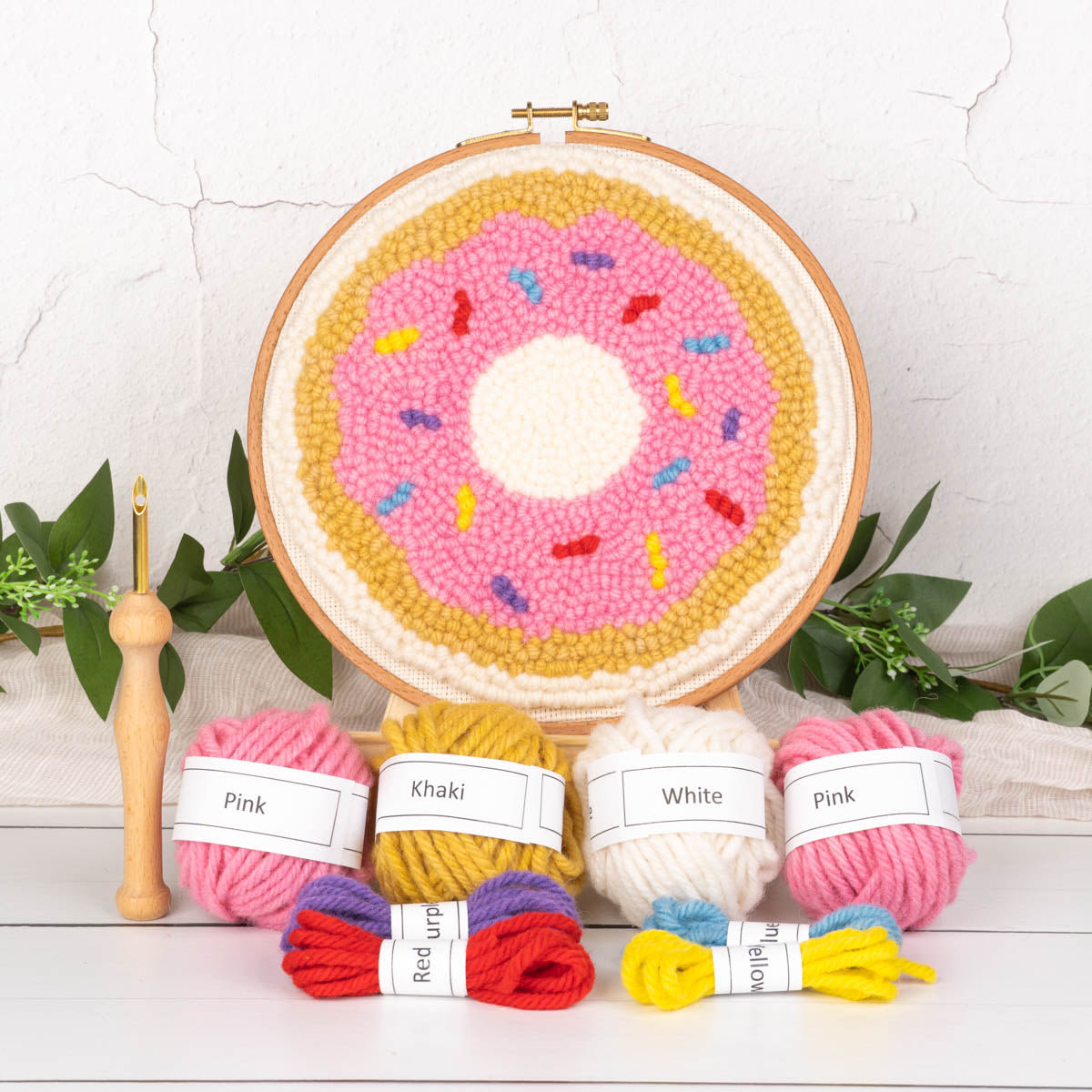 Donut Mini Punch Needle Kit