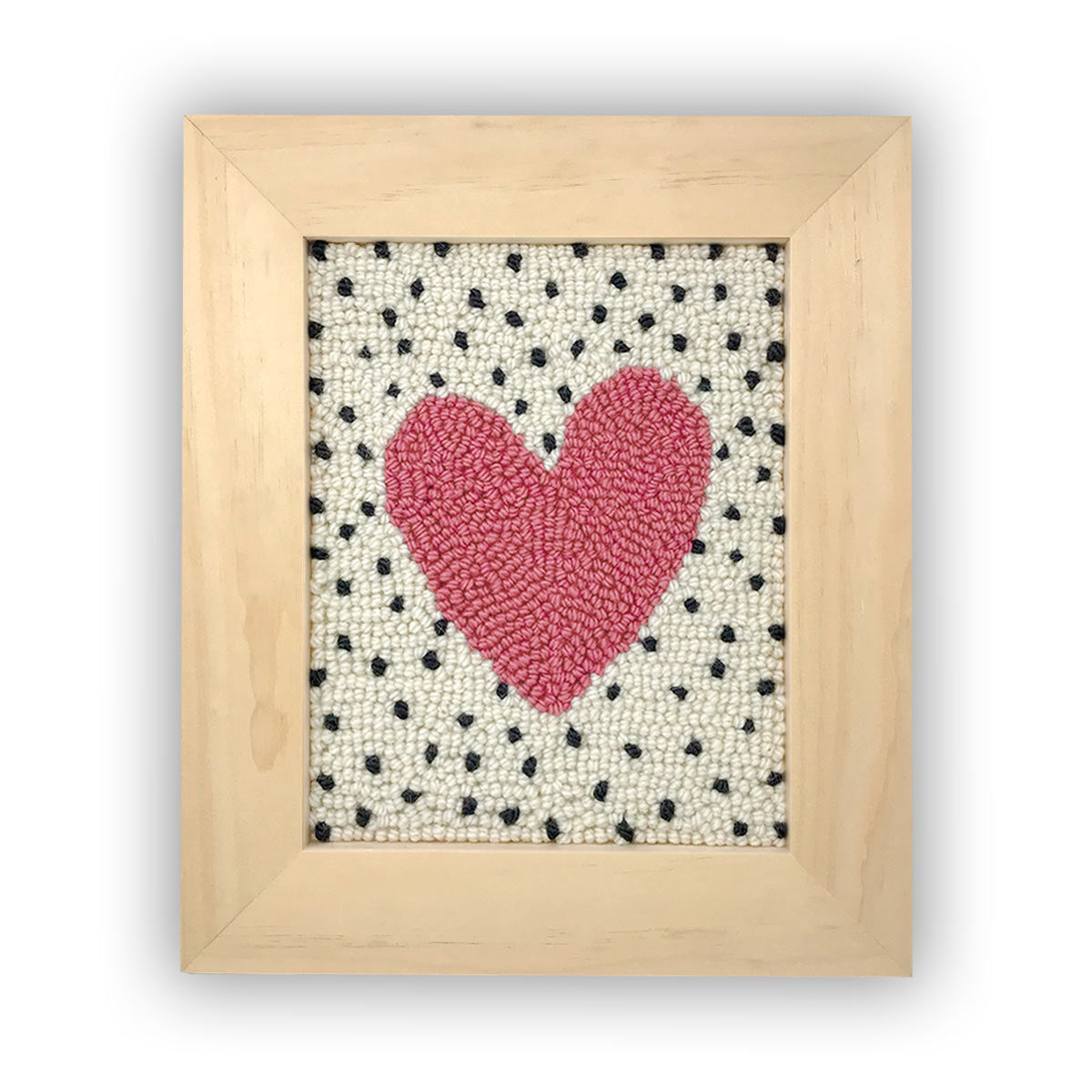 Pink Heart Punch Needle Kit - String of the Art