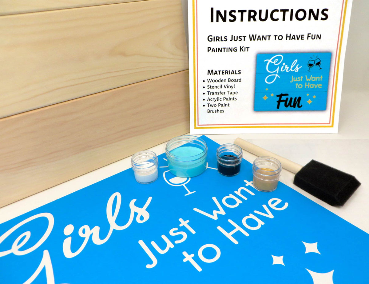 Girls Just Want to Have Fun Painting Kit