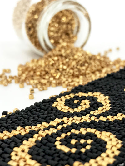 Gold Swirls Beading Kit