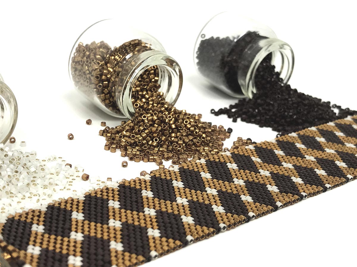 Brown Weave Beading Kit