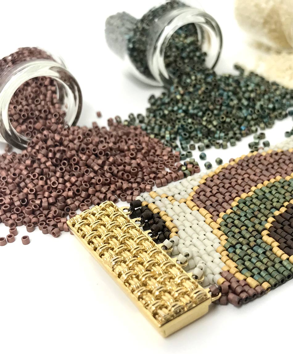 Earthy Circles Beading Kit