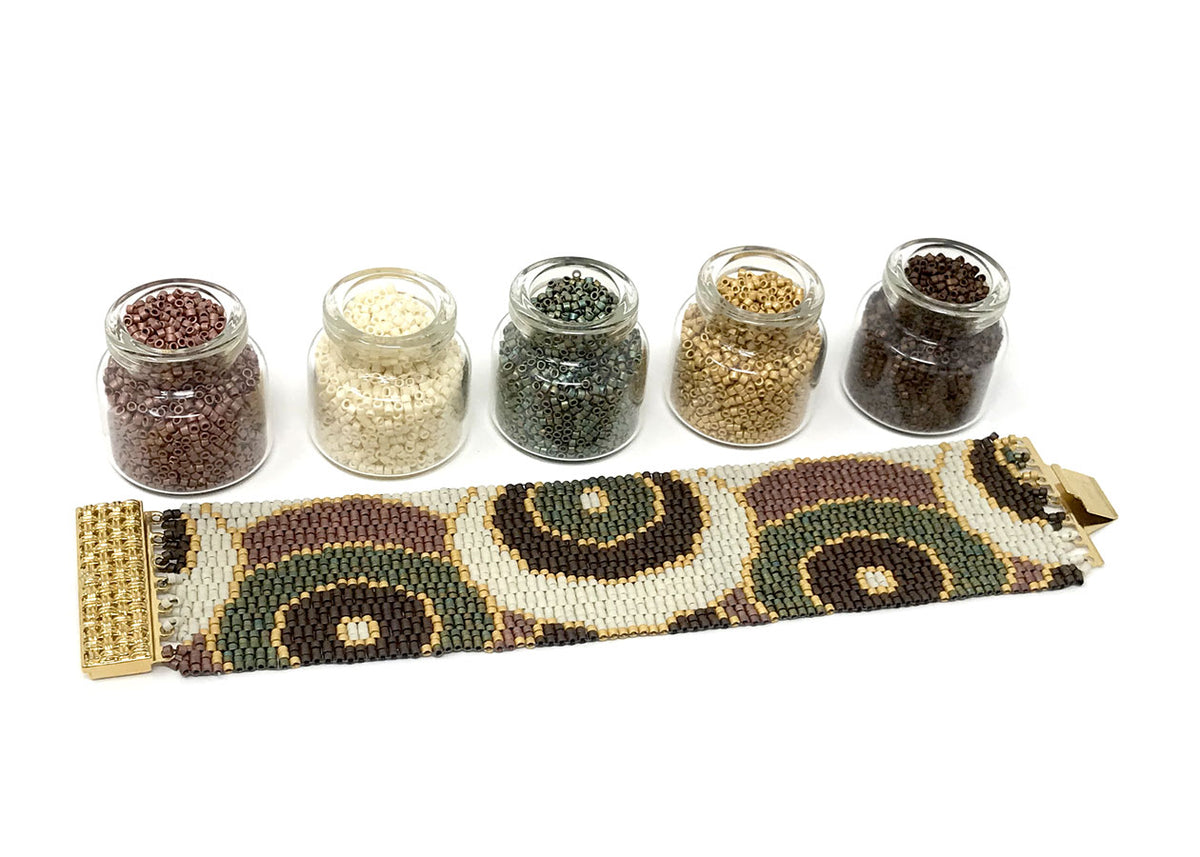 Earthy Circles Beading Kit