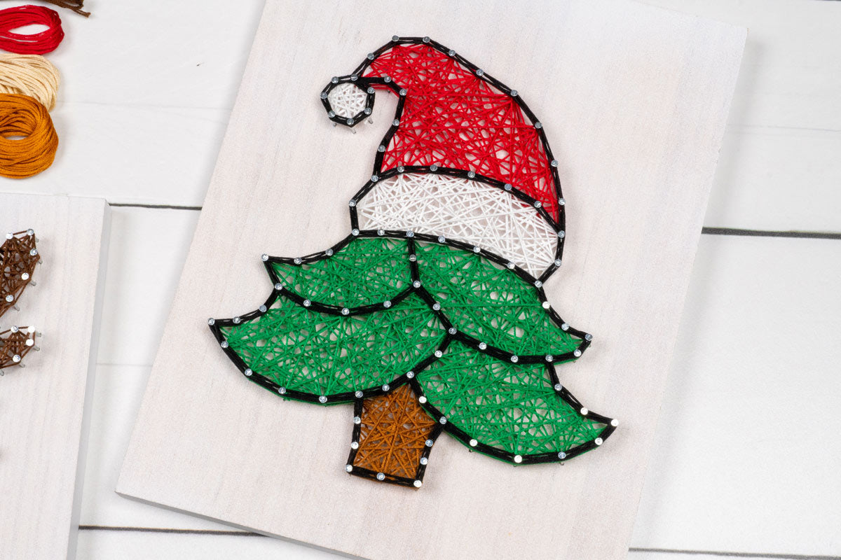 Mini Holiday String Art Kit Set