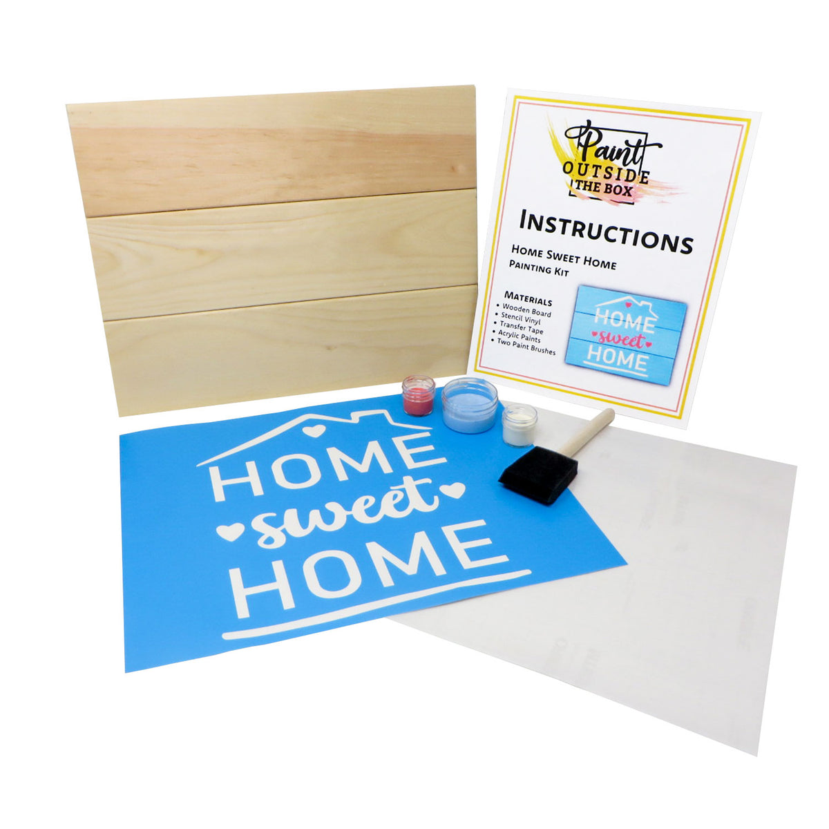 Home Sweet Home Painting Kit