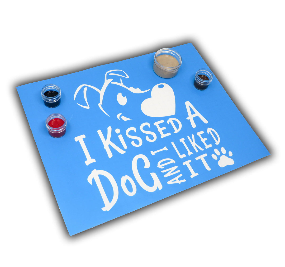 I Kissed A Dog Painting Kit