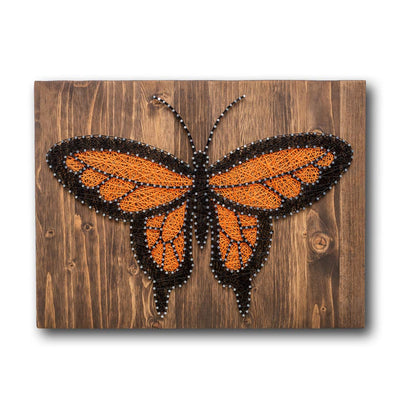 Purple Butterfly String Art Kit