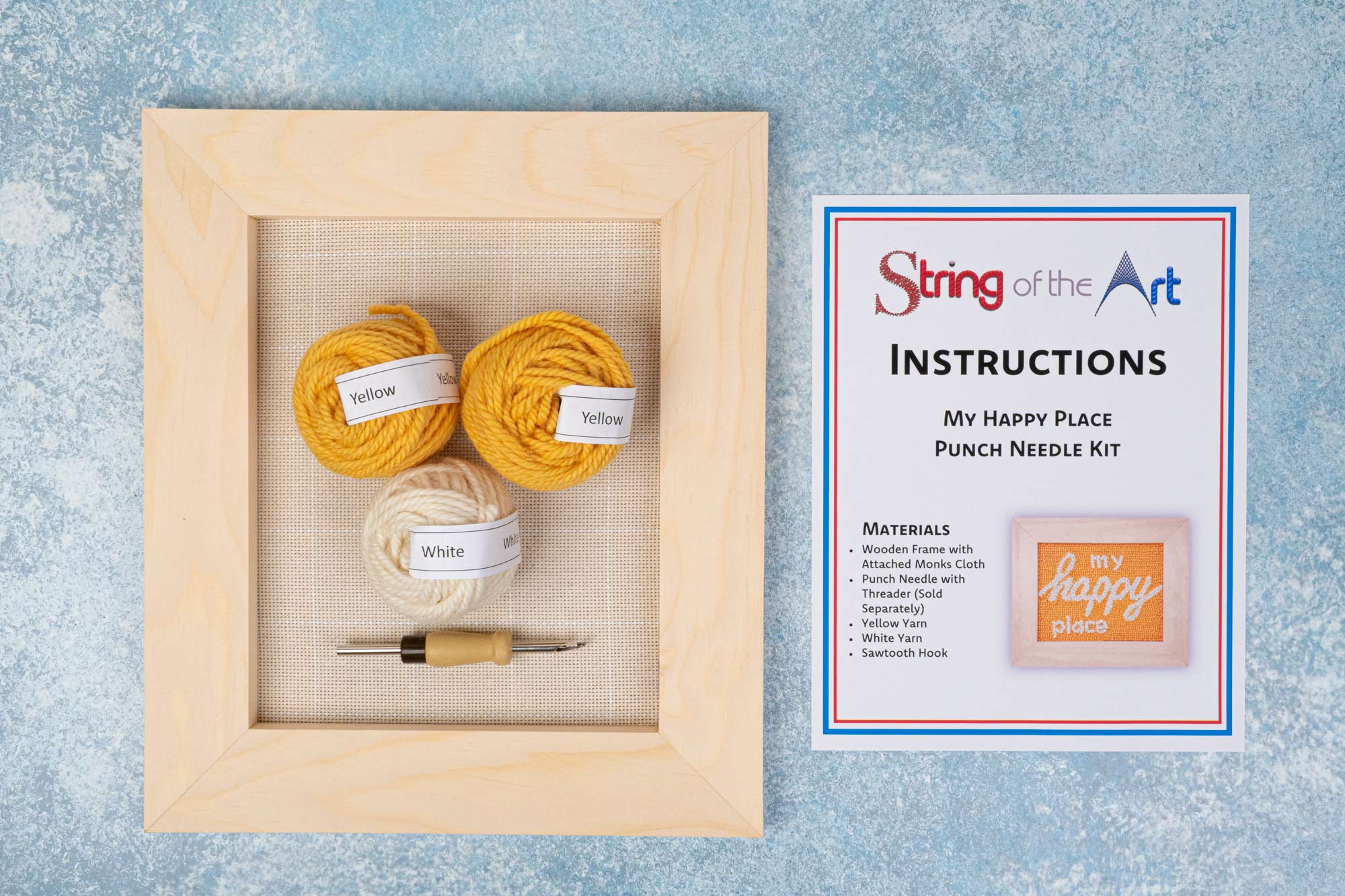 My Happy Place Punch Needle Kit - String of the Art