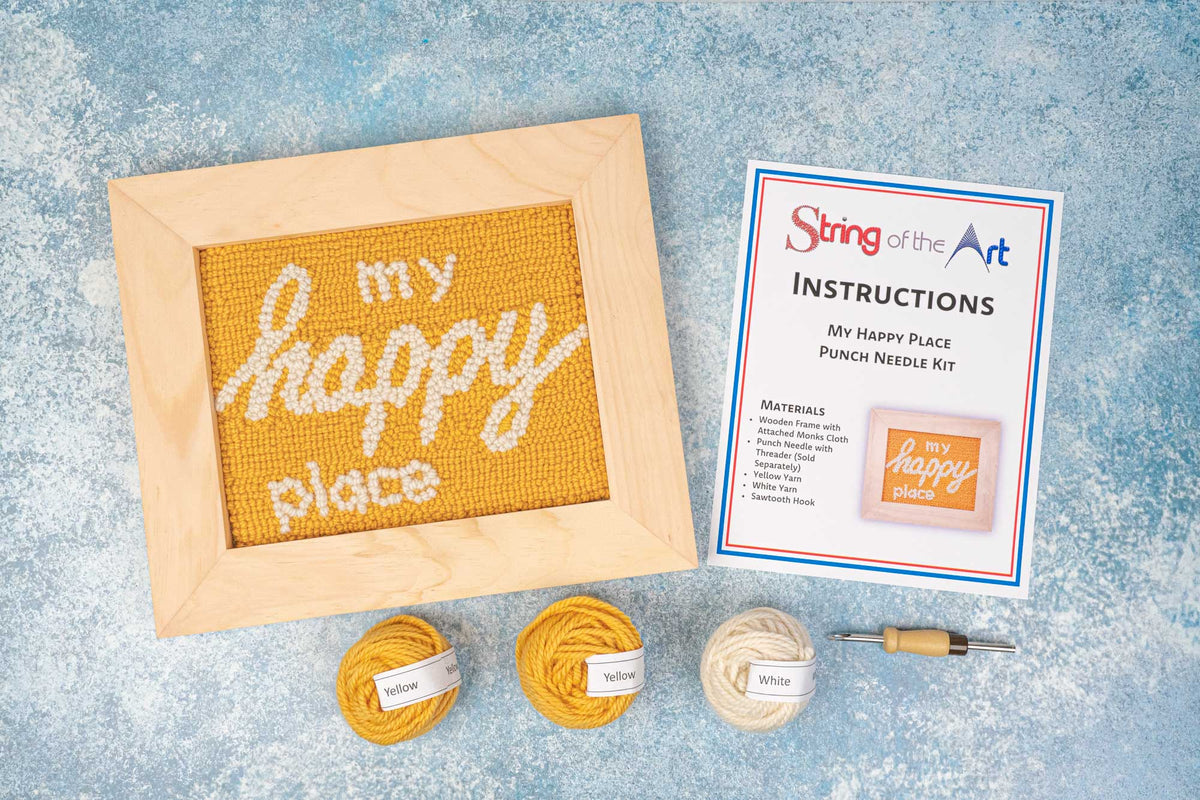 My Happy Place Punch Needle Kit