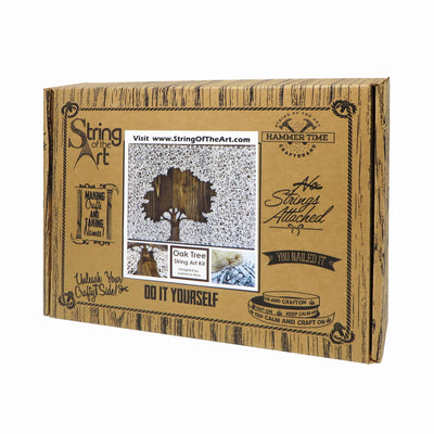 Inverse Oak Tree String Art Kit