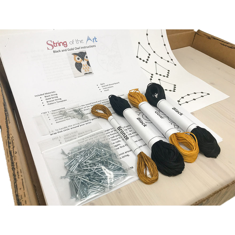 Craft-tastic Owl String Art Craft Kit
