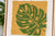 Palm Leaf Floater Frame Punch Needle Kit
