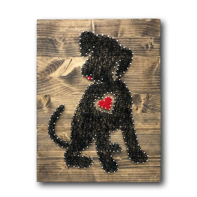 Puppy Heart String Art Kit