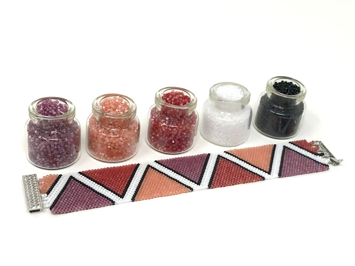 Colorful Triangles Beading Kit