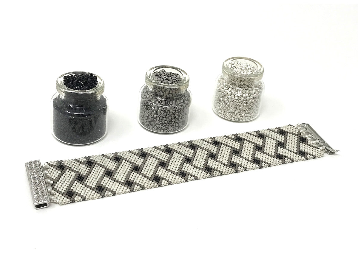 Silver Weave Beading Kit