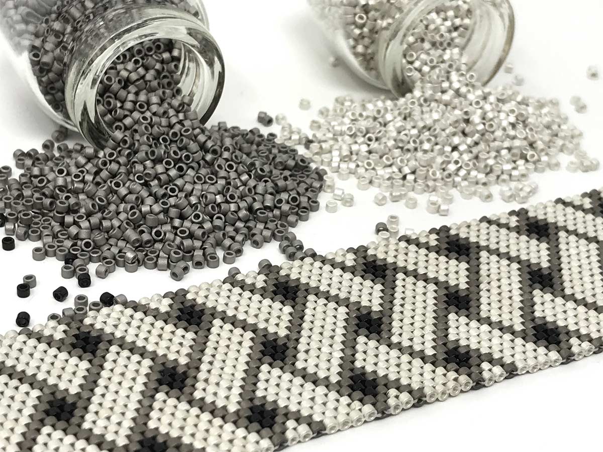 SEED BEADS DUET - beadweaving bracelet tutorial, rulla bead pattern, seed  beads, beaded bracelet pattern / TUTORIAL ONLY | BeadedTreasury