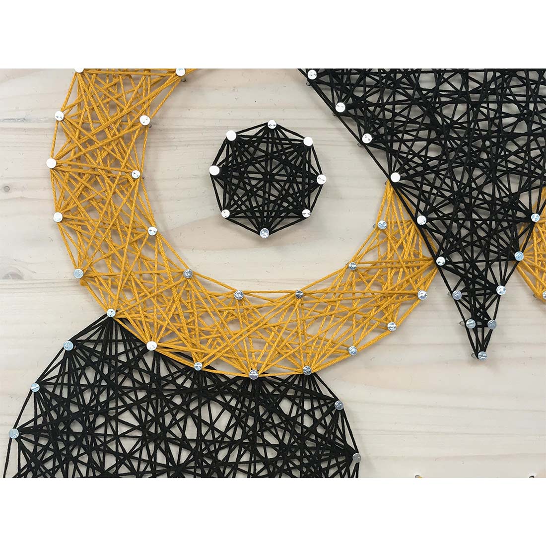 Black and Gold Owl String Art Kit