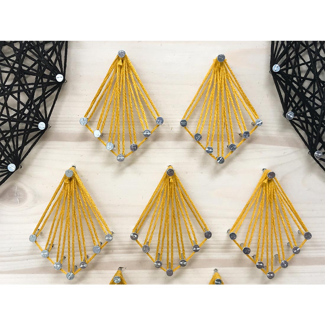 Black and Gold Owl String Art Kit