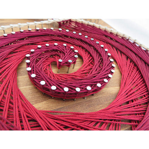 Stained Wood Pouring Wine String Art Kit