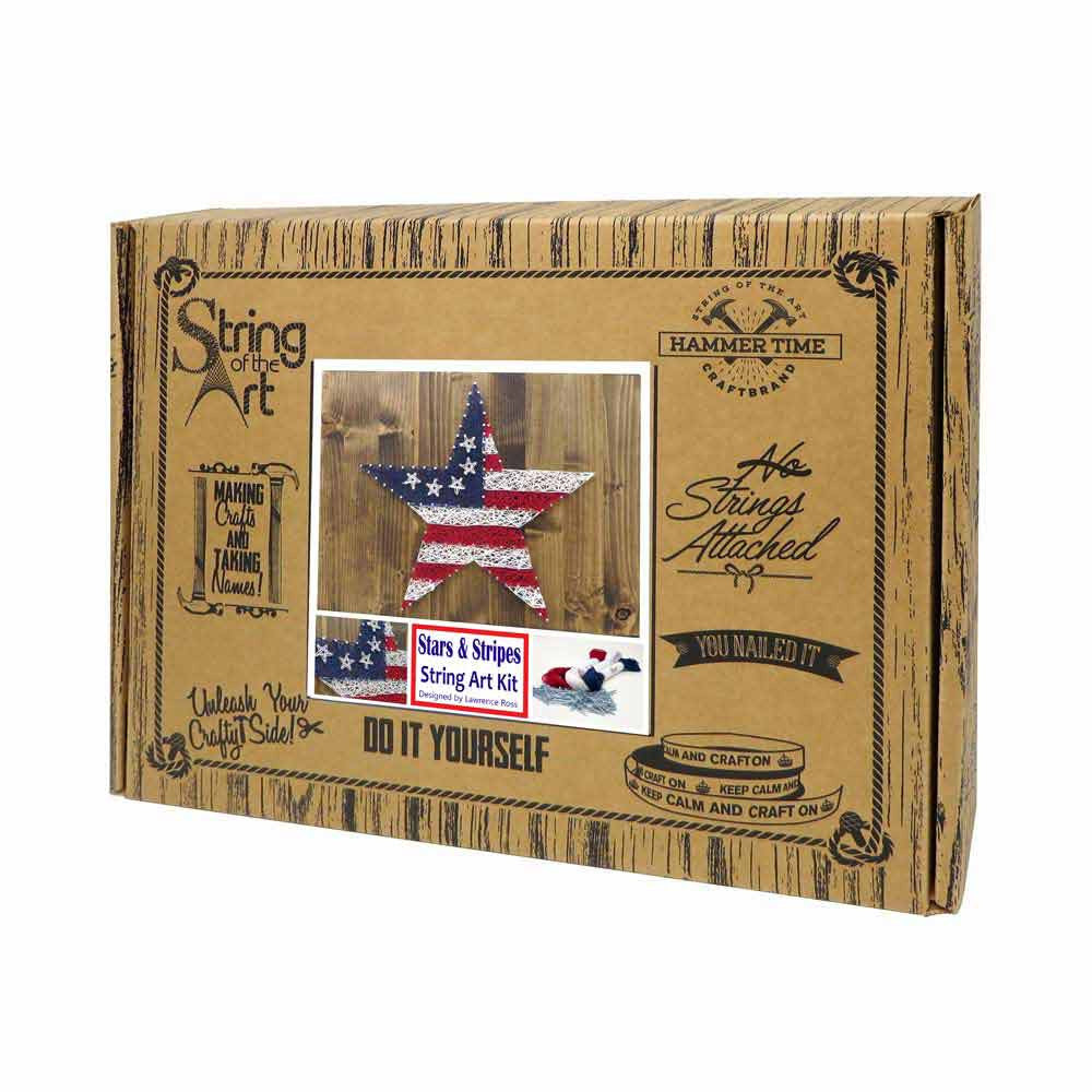 Stars and Stripes String Art Kit - String of the Art