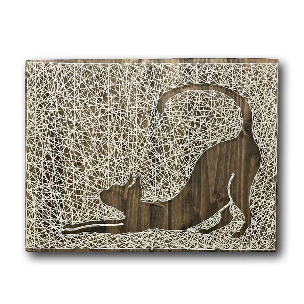 Stretching Cat String Art Kit