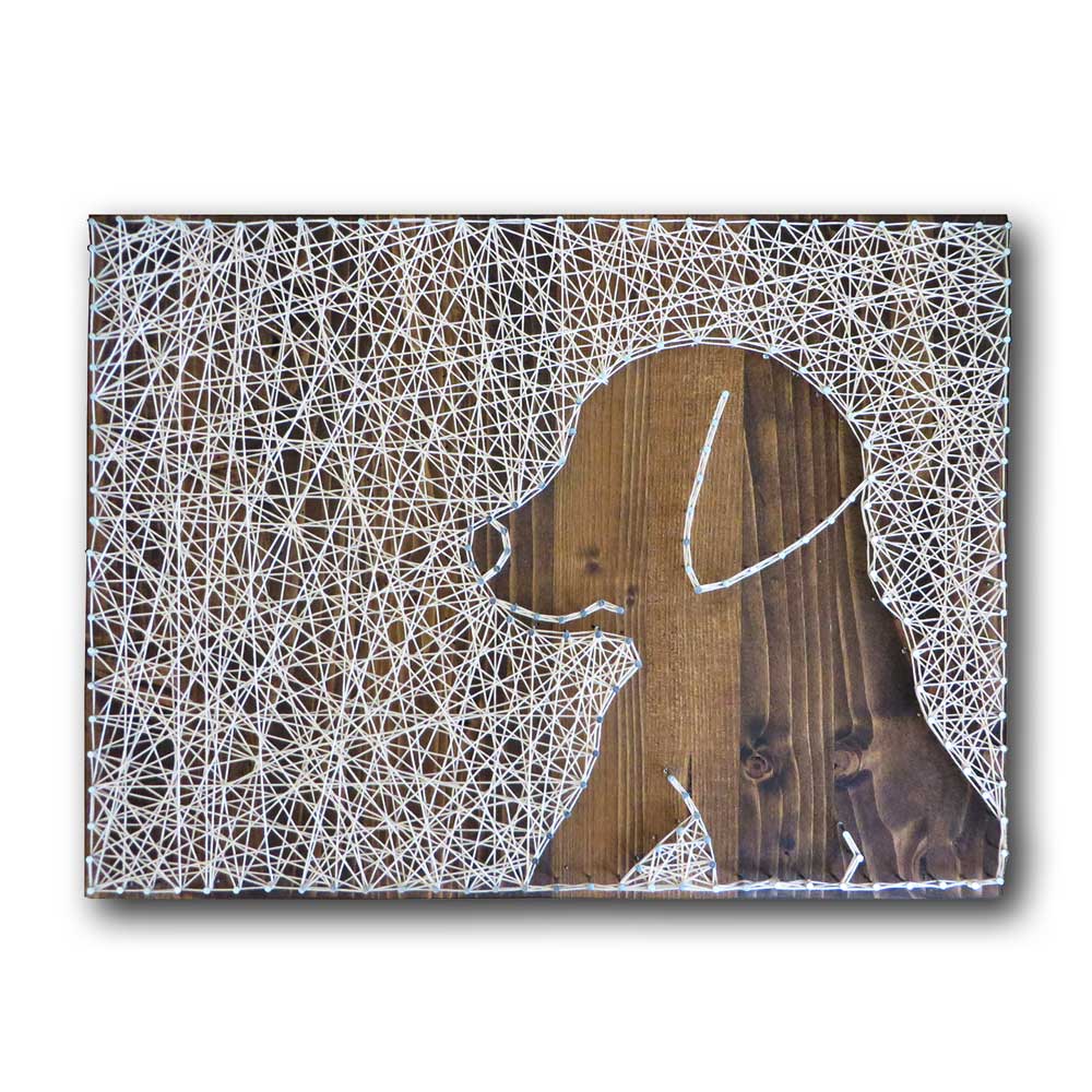 Inverse Puppy String Art Kit