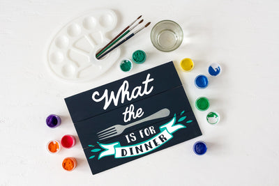 What the Fork is for Dinner Painting Kit