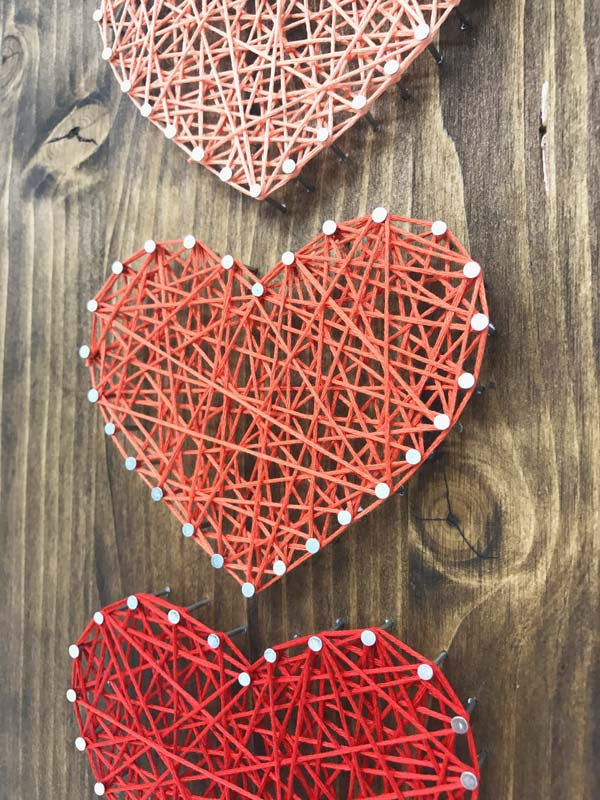 STRING ART ORNAMENTS — Hearts for the Arts