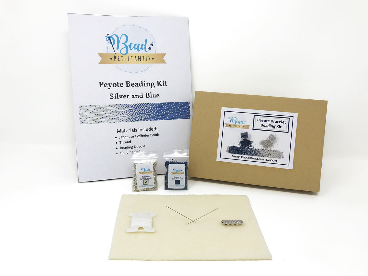 Blue to Silver Fade Beading Kit