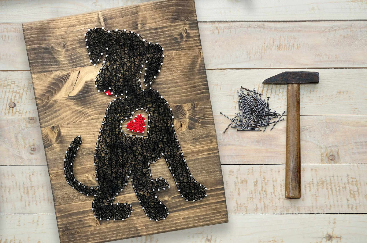 Puppy Heart String Art Kit